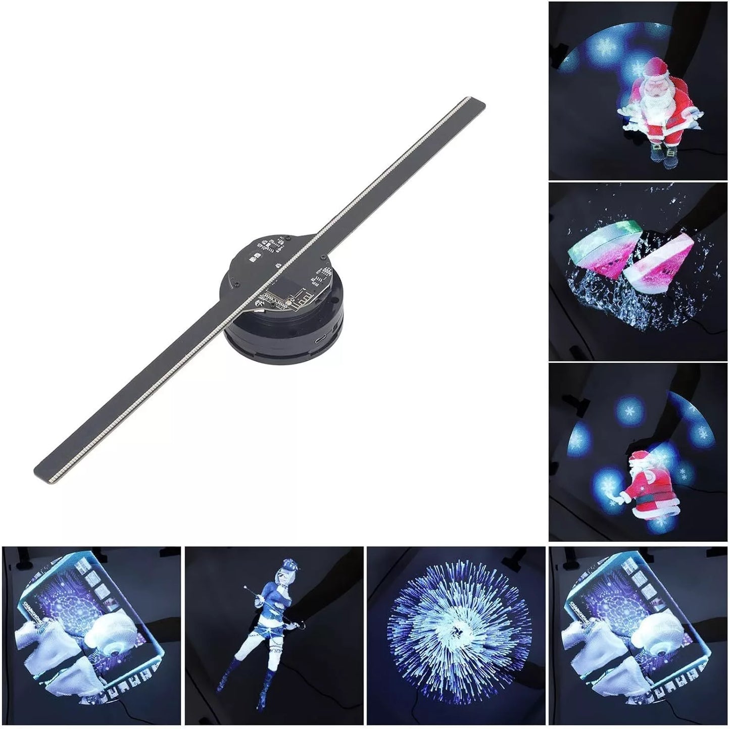 3D Hologram Fan Projector