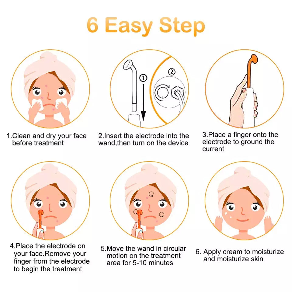 High Frequency Facial Wand