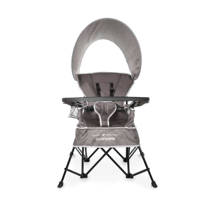 Go with Me Jubilee Deluxe Portable Infant Chair, Removable Canopy, Gray