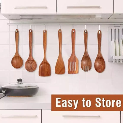 9-Piece Wooden Utensil Set
