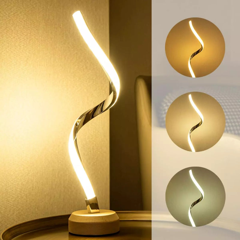 Spiral LED Table Lamp