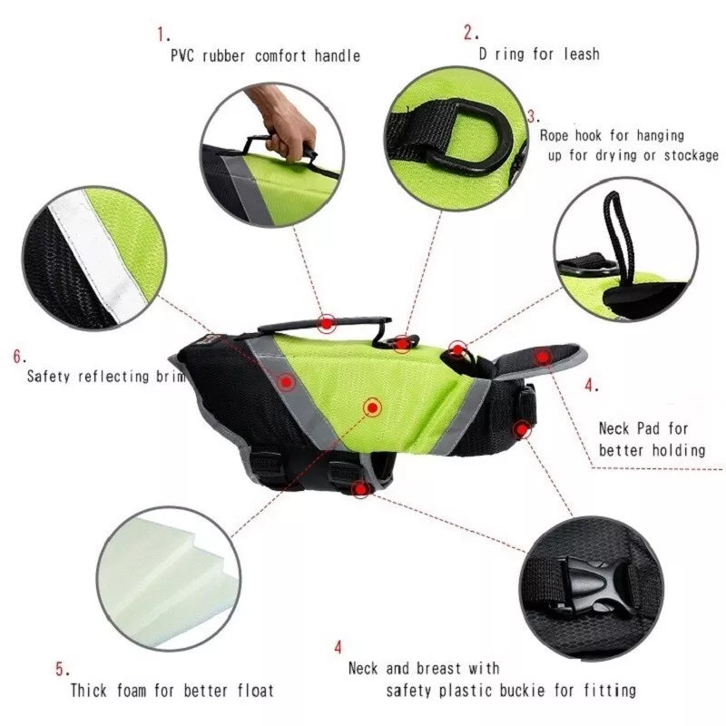 Ripstop Dog Life Vest